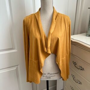 Bagatelle Golden Open Front Cardigan